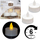 Set qirinj LED Ambience Light Tealights, 2 copë, me timer, të bardhë