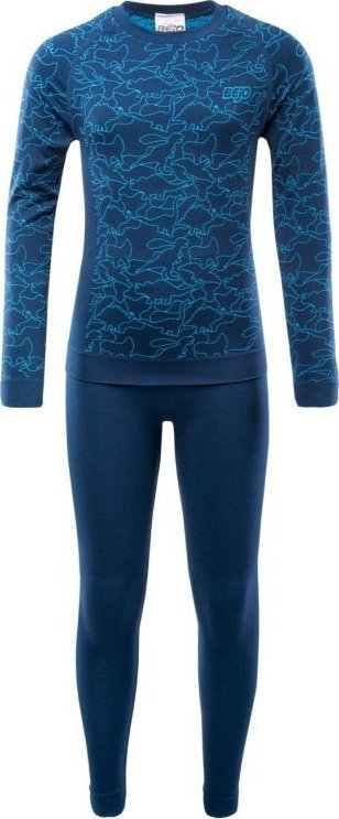 Të brendshme termo për fëmijë Bejo Grar Set II Kdb Jr 92800438756, pa qepje, blu