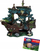Ornament peshkinere Aqua Nova Pirate Ship AN3013, qeramike, 22x9x23 cm, shumngjyrësh