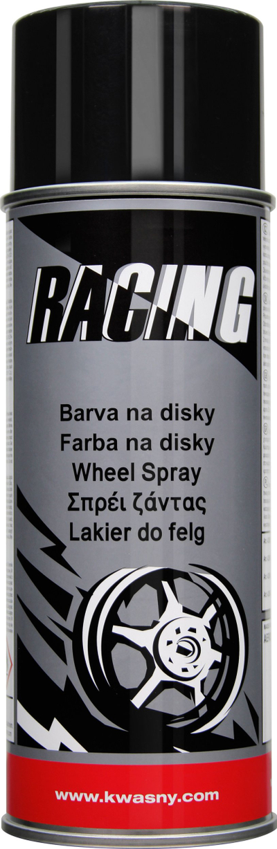 Spray boje për felne Auto K Racing Wheel 4288039, 0.4L, me shkëlqim, i zi
