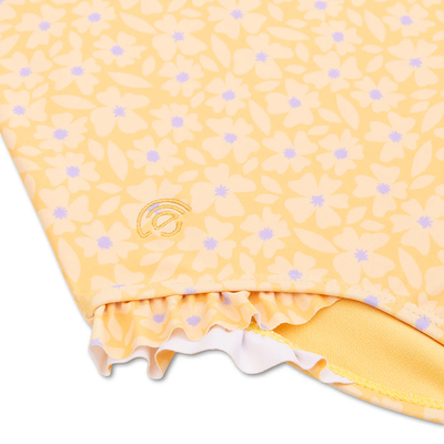 Swimsuit | Florish Yellow  | për vajza pa mëngë 122/128