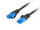 Lanberg Patchcord Cat6a – 20m, S/FTP, RJ-45 në RJ-45, LSZH, e zezë