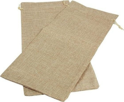 Qese jute Eco WJ-03, 15x36cm, set 2 copë, bezhë natyrale