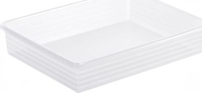 Set me shporta plastike Rotho Linus, 10 copë, 6 x 34.5 x 27 cm, transparente