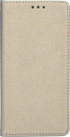Kallëp libri Smart Magnet për Xiaomi 12T Pro, me xhep karte, bojë si ar