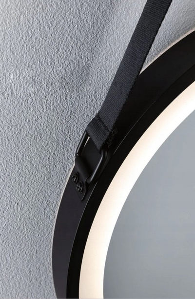 Pasqyrë varëse Paulmann Miro LED, 40cm, CCT me prekje, e zezë