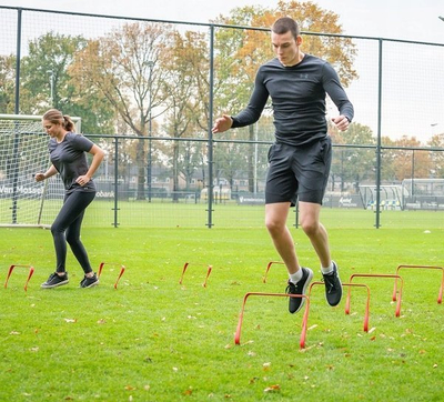 Pengesa stërvitje Pure2Improve Flexible, set me 6 copë, të kuqe