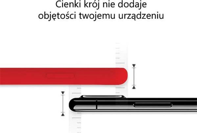Maskë telefoni Mercury Silicone Case për Apple iPhone 7 8 SE 2020 SE 2022, silikon i butë, ultra e hollë, e kuqe