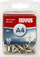 Riveta të verbër alumini Novus A4 045-0025, 4mm, 10mm, set 30 copë
