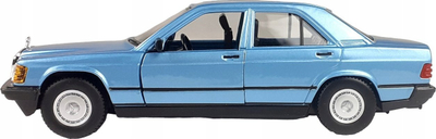 Model makine metalike Bburago Mercedes Benz 190E 1987, shkalla 1:24, e kuqe