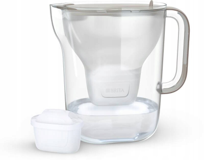 Кана за филтрирање вода BRITA Style Essential XL, 3,6L, филтер MAXTRA Pro Pure, бежева