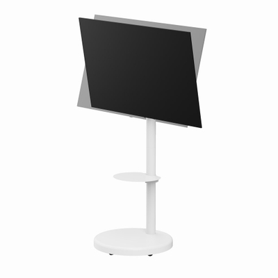 Stativ dyshemeje për TV Gembird, 37" 86", 50 kg, i bardhë