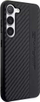 Mbulesë telefoni AMG Samsung Galaxy S23, HardCase, dizajn karbon me emboss, e zezë