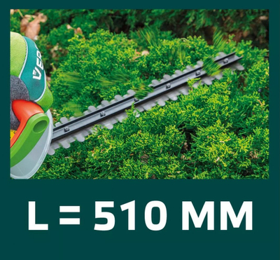 Sharrë prerëse Verto 600W 450mm, e gjelbër (52G567)