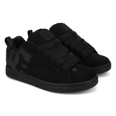 Atlete skate DC Court Graffik Wmn, goca, nubuck, të zeza