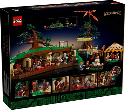 Lodër ndërtimi LEGO Icons Lord of the Rings Shire 10354, set koleksionues, për të rritur, shumëngjyrëshe