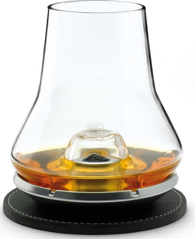 Set gotash degustimi uiski Peugeot Le Whiskey, me bazë ftohëse, transparent