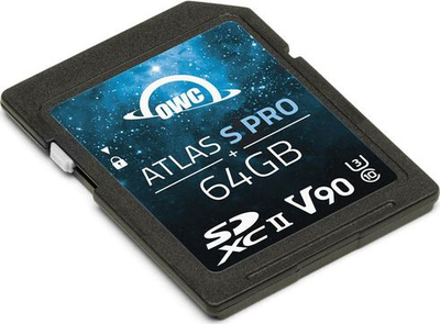 Мемориска картичка OWC Atlas S Pro SDXC, 64GB, UHS-II U3 V90