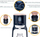Аппарат за шише Beaba Bibexpresso 2in1, брзо загревање, Night Blue