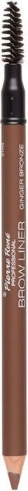 Молив за веѓи Pierre Rene Brow Liner No 02 Ginger Bronze, 1.19g, бронзена нијанса