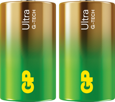 Bateri GP Batteries Ultra Alkaline GP13A LR20, mas D, 1.5V