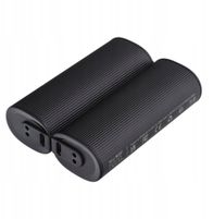 Powerbank Veger Hand Warmer, 2 x 5000mAh, 2.4A, i argjendtë dhe i zi
