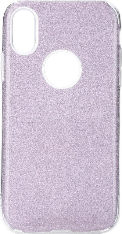 Kllaf telefoni Forcell Shining për iPhone 11, 6.1", silikon, rozë me shkëlqim