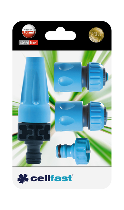 Set me spërkatëse Cellfast (50-505), 3/4", 4-copë