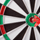 Set shenjestre darts SISAL Dartboard, 36 cm, 6 shigjeta metalike, shumëngjyrëshe