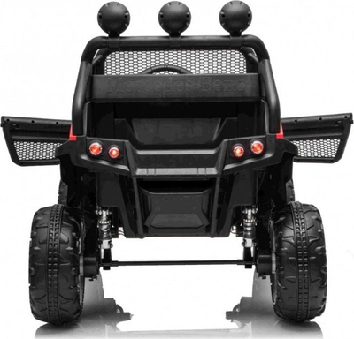 Makinë lodër me bateri Mercedes Unimog, 12V, 2 ulëse, e bardhë