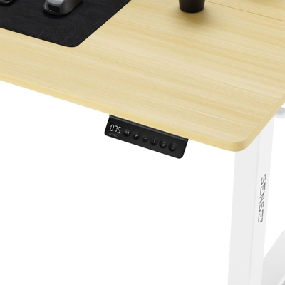 Tavolinë elektrike Sense7 Nojo Desk Pine, 140×70 cm, rregullim lartësie, dru pishe e bardhë