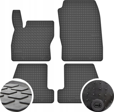 Tapete gome për makinë Ford Focus Mk3, set 4 copë, të zeza