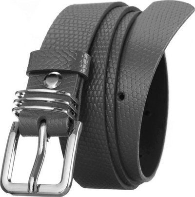 Rryp lëkure për gra Rovicky, 2.5cm, tokëz metalike, gri