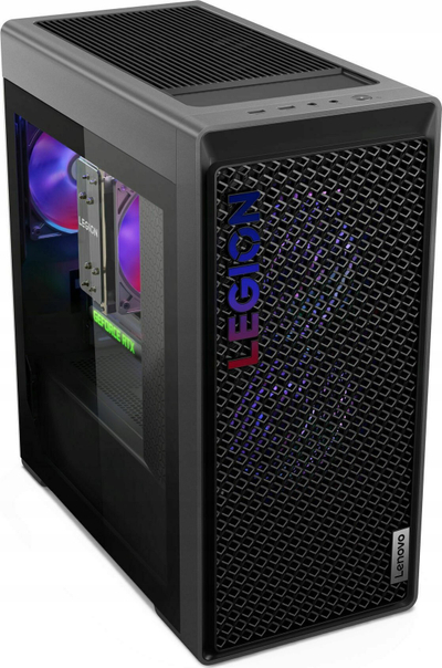 Kompjuter Lenovo Legion T5 për tavolinë, Intel Core i7 14700KF, 32GB RAM, 1TB SSD, RTX 4060 Ti, i zi
