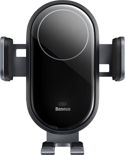 Mbajtëse makine Baseus LightChaser, karikues wireless 15W, për grilë ajri, e zezë