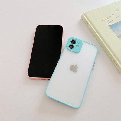 Kapak telefoni Hurtel Milky Case për Xiaomi Redmi Note 10 5G Poco M3 Pro, silikon i butë, gjysmë i tejdukshëm, blu