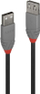 Kabllo Lindy USB-A - USB-A, 3m, e zezë