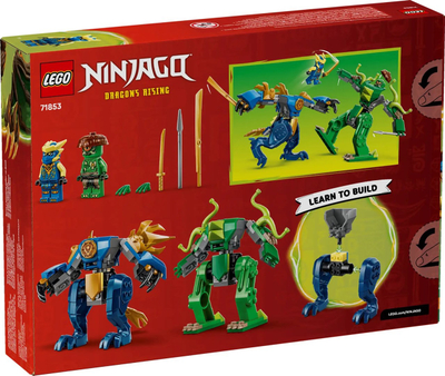 Set lodër LEGO Ninjago Jay Dragon Mech 71853, ndërtim figurina, shumëngjyrësh