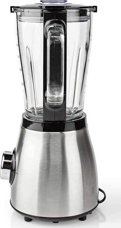 Blender tavoline Nedis, 800W, kavanoz qelqi 1.5L, ngjyrë argjendi me të zezë