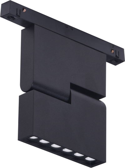 Lampë për shina magnetike Azzardo Aldo AZ4621, 12W, 3000K, e zezë