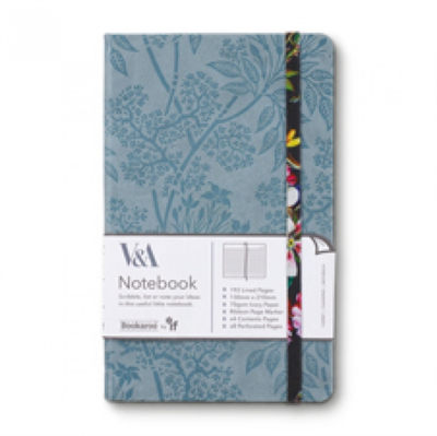 V&a Bookaroo (a5) Journal Kilburn Black Floral