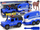 Lodër makinë policie DIY, off road, transporter kuajsh, shumëngjyrëshe
