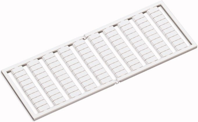 Set etiketa elektrike Wago 209-545 WSB Quick Marker Horizontal, 10 copë, e bardhë