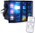 Efekt drite Light4Me TURBO DERBY 4IN1, LED RGBW UV, lazer i kuq edhe i gjelbër, i zi