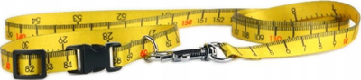 Qafore për qen Matteo Collar Measuring Tape, 25mm, 34-60cm, shumëngjyrëshe
