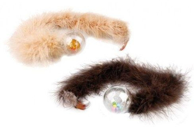 Lodër për mace Jc Dancing Boa, me pupla, 40 cm, shumëngjyrëshe