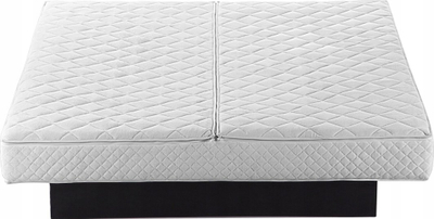 Krevet uji Beliani Waterbed, dopio EU 4ft6, kadife, i zi