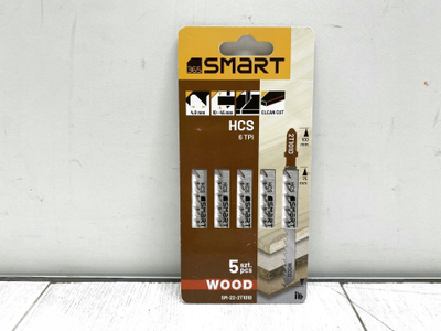 Tehë sharrë elektrike SMART365 HCS Jigsaw Blades, 100mm, 6 TPI, set me 5 copë