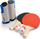 Set pingpongu Meteor ROLLNET, 2 paleta 3 topa, rrjetë që hapet e mblidhet