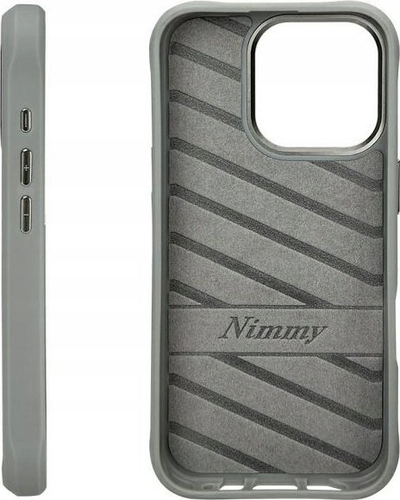 Mbulesë telefoni Nimmy Cool Dog për iPhone 16 Pro 6.3", gri